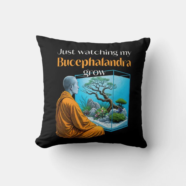 Bucephalandra Zen – A Meditative Aquascaping Kussen (Voorkant)