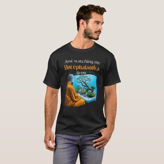 Bucephalandra Zen – A Meditative Aquascaping T-shirt (Voorkant volledig)