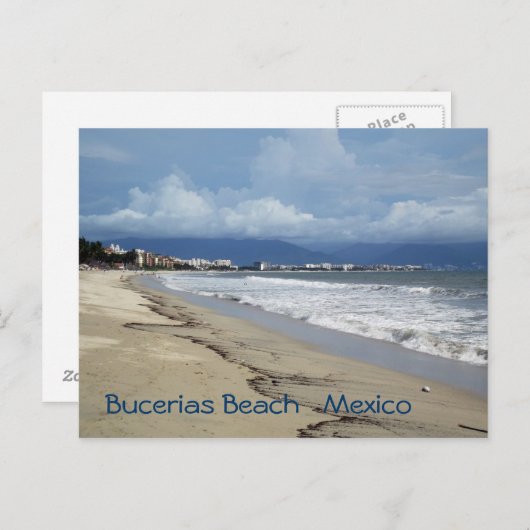 Bucerias Beach Summertime Briefkaart (Voorkant / Achterkant)