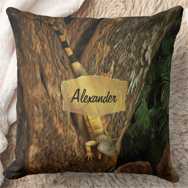 Bucerias Iguana 1069 Kussen (Creator heeft geüpload)