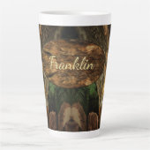 Bucerias Iguana 1069 Latte Mok (Voorkant)