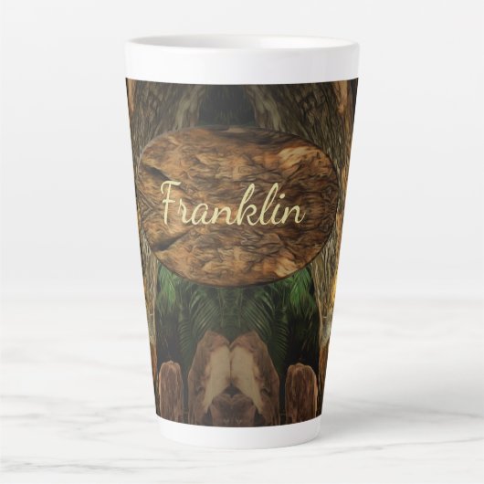 Bucerias Iguana 1069 Latte Mok (Voorkant)