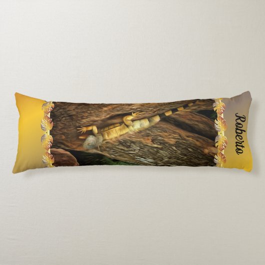 Bucerias Iguana 1069 Lichaamskussen (Voorkant)