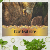 Bucerias Iguana 1069 Theedoek (Gevouwen)