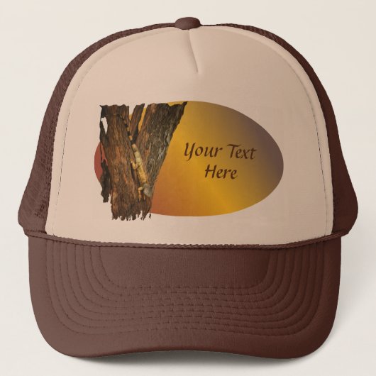 Bucerias Iguana 1069 Trucker Hoed Trucker Pet (Voorkant)