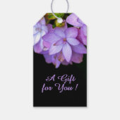 Buch of Many Petaled Purple Flowers een cadeau voo Cadeaulabel (Voorkant)