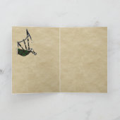 Buchan Badge & Tartan Persoonlijke Kaart (Binnen)