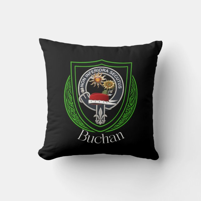 Buchan Schotse Clan Crest Kussen (Voorkant)
