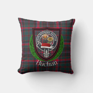 Buchan Schotse Clan Tartan Crest Kussen