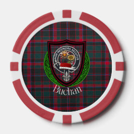 Buchan Schotse Clan Tartan & Crest Poker Chips