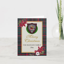 Buchan Schotse Clan Tartan & Wapen Kaart