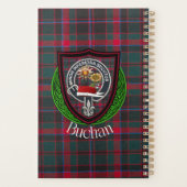 Buchan Schotse Clan Tartan & Wapen Planner (Achterkant)