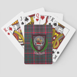 Buchan Schotse Clan Tartan & Wapen Pokerkaarten