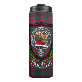Buchan Schotse Clan Tartan & Wapen Thermosbeker