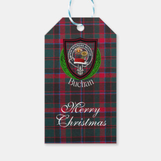Buchan Scottish Clan Tartan & Crest Cadeaulabel