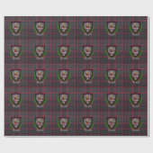 Buchan Scottish Clan Tartan & Crest Cadeaupapier (Vlak)