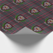 Buchan Scottish Clan Tartan & Crest Cadeaupapier (Hoek)
