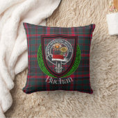 Buchan Scottish Clan Tartan & Crest Kussen (Deken)