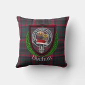 Buchan Scottish Clan Tartan & Crest Kussen (Achterkant)