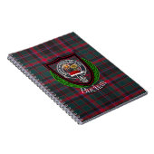 Buchan Scottish Clan Tartan & Crest Notitieboek (Rechterzijde)