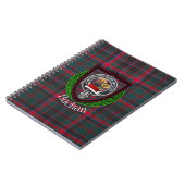 Buchan Scottish Clan Tartan & Crest Notitieboek (Linkerzijde)