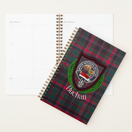 Buchan Scottish Clan Tartan & Crest Planner (Display)