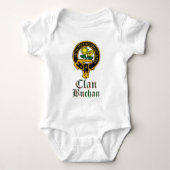 Buchan Scottish Crest Tartan Clan Name Clothes Romper (Voorkant)