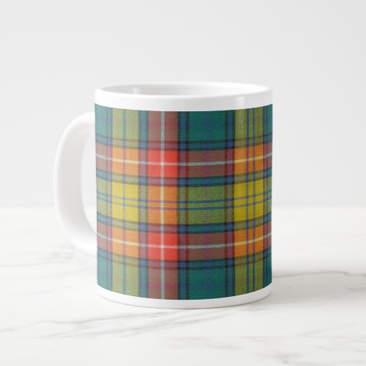 Buchanan Ancient Tartan Patroon Grote Koffiekop (Links)
