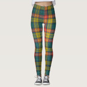 Buchanan Ancient Tartan Patroon Leggings (Voorkant)