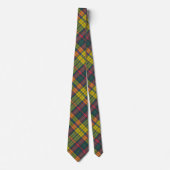 Buchanan Ancient Tartan Patroon Stropdas (Voorkant)