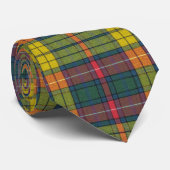 Buchanan Ancient Tartan Patroon Stropdas (Opgerold)