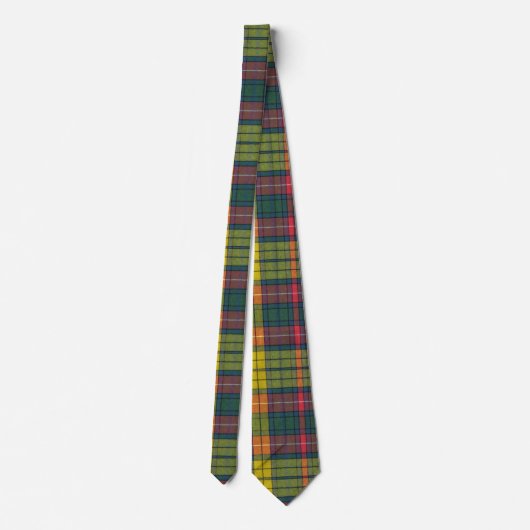 Buchanan Ancient Tartan Patroon Stropdas (Achterkant)