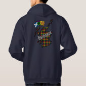 Buchanan Clan Badge Adult Hoodie (Achterkant)