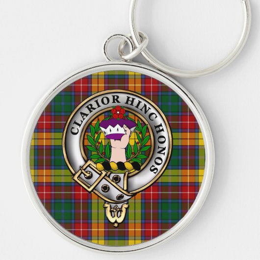 Buchanan Clan Badge Key Ring Sleutelhanger (Voorkant)