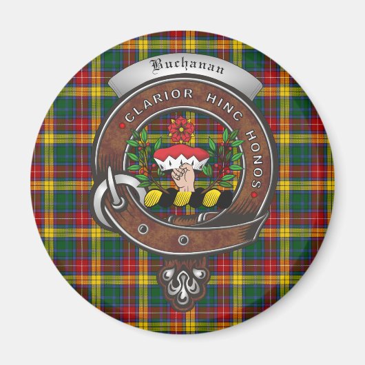 Buchanan Clan Badge Magnet (Voorkant)