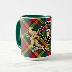 Buchanan Clan Badge & Tartan Gepersonaliseerde Mok