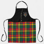 Buchanan Clan Badge & Tartan Kilt Schort (Voorkant)