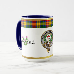 Buchanan Clan Badge Tartan & Motto Mok