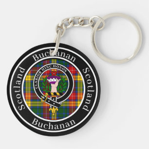 Buchanan Clan Badge & Tartan Sleutelhanger