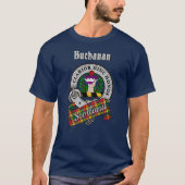 Buchanan Clan Badge & Tartan T-shirt (Voorkant)