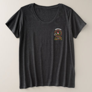 Buchanan Clan Badge Women's Pocket Grote Maat T-shirt