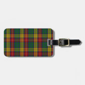 Buchanan Clan Familie Tartan Bagagelabel (Voorkant horizontaal)