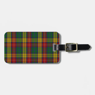 Buchanan Clan Familie Tartan Bagagelabel