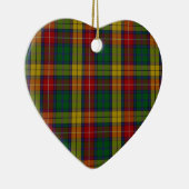 Buchanan Clan Familie Tartan Keramisch Ornament (Rechts)