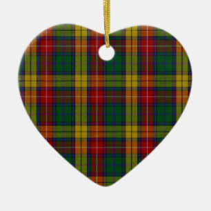 Buchanan Clan Familie Tartan Keramisch Ornament