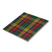 Buchanan Clan Hunting Tartan Pset Tegeltje (Zijkant)