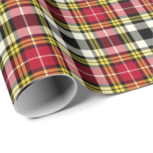 Buchanan Clan Jurk Tartan Schots geruite patroon Cadeaupapier (Rol Hoek)