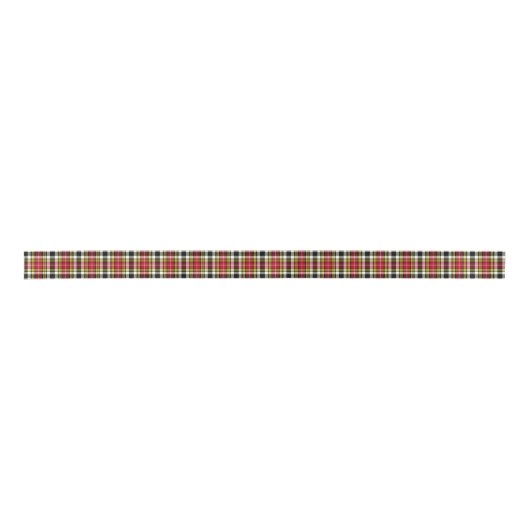 Buchanan Clan Jurk Tartan Schots Plaid Satijnen Lint (Voorkant)