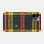 Buchanan Clan Plaid Schots Patroon Monogram Case-Mate iPhone Case (Achterkant (horizontaal))