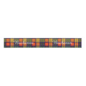 Buchanan clan Pset Scottish tartan Grosgrain Lint (Voorkant)